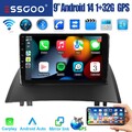 32G Für Renault Megane 2 2002-2009 9" Android14 Autoradio GPS Nav BT WIFI SWC FM