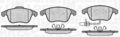 MAGNETI MARELLI (363916060139) Bremsbeläge, Bremsklötze vorne für AUDI