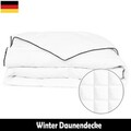 Winter Daunendecke Steppdecke Bettdecke Entenfeder Steppbett Oberbett Hotel Weiß