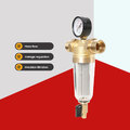Wasserfilter Rückspülfilter mit Manometer Feinfilter 60μm 1" DN25 Filter