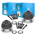 2X METALCAUCHO ACHSMANSCHETTEN SATZ GETRIEBESEITIG passend für AUDI 50 SEAT CORD