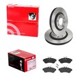brembo BREMSSCHEIBEN 266mm + BELÄGE VORNE passend für CITROEN C2 JM + C3 FC HB