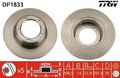 2x TRW Bremsscheibe DF1833 LAND ROVER DISCOVERY DEFENDER Vorderachse