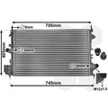 Van Wezel Motorkühler für Fiat Croma Opel Signum Vectra
