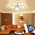 LED Deckenleuchte Dimmbar, 40W-80W Deckenlampe LED Wohnzimmerlampe mit Fernbe...