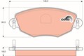 TRW GDB1434 Bremsbelagsatz, Scheibenbremse for CHANA FORD FORD (CHANGAN) FORD AU