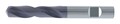 Fortis Spiralbohrer VHM TiALN Typ UNI Schaft HB 3xD 3 mm