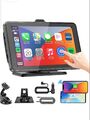 Car Play, Kabelloses Autoradio für Apple Carplay, 7"HD Tragbarer Touchscreen Auto