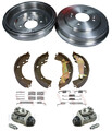 Bremstrommel Set HINTEN + Bremsbacken Radzylinder für Hyundai Getz