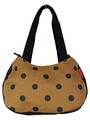 Reisenthel Henkeltasche braun Punkte 32x20 cm Damen