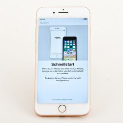 Apple iPhone 8 Plus 256GB Gold geprüfte Gebrauchtware neutral verpackt