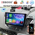 DAB+ CarPlay Für Ford Transit Custom 2013-2018 Autoradio Android 15 GPS Navi BT