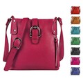 DAMEN echt LEDER TASCHE CROSSBODY BAG Umhängetasche Schultertasche CROSSOVER