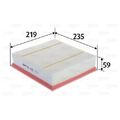Luftfilter Valeo 585426 für Mercedes Benz