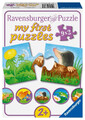 Tiere im Garten. Puzzle 9 x 2 Teile Spiel my first puzzles 07313 Deutsch 2013
