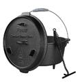 Feuertopf Schmortopf Kochtopf Deckel Dutch Oven Φ 32cm Antihaft Deckelheber 7,4L