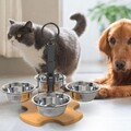 Erhöhte Katzenfutternäpfe, Futterstation für Hauskatzen, kleine Hunde