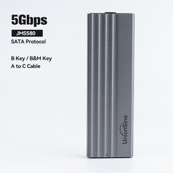 Aluminium M.2 NVMe SATA USB C 3.1 Adapter Externes SSD Gehäuse Cases für PC Mac
