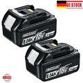 2 Stück - 18V/8,0Ah für Makita Akku BL1860B- 2er Set - 197422-4 BL1850 BL1830