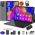 2024 Neu 14 Zoll 24GB+256GB Android14 Tablet Octa Core 8000mAh 5G WiFi 6 USB-C