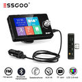 ESSGOO DAB+ Digital Autoradio Adapter 2.8" USB AUX TF Bluetooth FM Transmitter