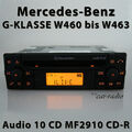 Original Mercedes Audio 10 CD MF2910 CD-R W460 bis W463 Radio G-Klasse Autoradio
