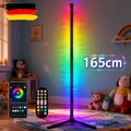Dimmbar LED Stehleuchte Farbig Farbwechsel Stehlampe RGB Eckleuchte Ecklampe.