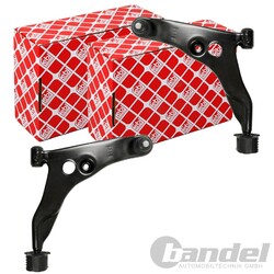 2X FEBI QUERLENKER SATZ UNTEN VORNE PASSEND FÜR MITSUBISHI CARISMA SPACE