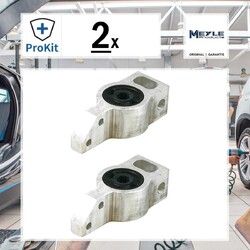 2x ORIGINAL® Meyle Lagerung, Lenker Vorne, Links, Rechts für VW PASSAT B7