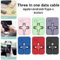 3 IN 1 Schnell USB Ladekabel Universal Multi Funktion Handy Ladegerät Kabel * 〒