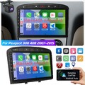 Autoradio Carplay GPS Navi WIFI KAM 64G Android 13 Für Peugeot 308 408 2010-2013