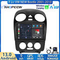 64GB Android 13 Apple Carplay Autoradio GPS NAVI DSP Für VW NEW Beetle 2001-2010