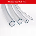 Hoch-Klar PVC Kunststoff Schlauch Luft Benzin Wasser Pumpen Flexibel Tube Rohr