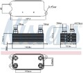 NISSENS Ölkühler, Automatikgetriebe für MERCEDES-BENZ