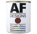 Holzfarbe Wetterschutzfarbe RAL8012 ROTBRAUN 750ml Holzdeckfarbe Holzschutzfarbe