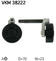 Original SKF Spannrolle Keilrippenriemen VKM 38222 für BMW