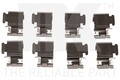 NK (7923298) Zubehörsatz, Scheibenbremsbelag für ALFA AUDI CITROEN FIAT FORD