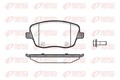 Bremsbelagsatz Scheibenbremse REMSA 0775.00 für 6Y5 VW 9A6 FABIA 9A4 SKODA SEAT