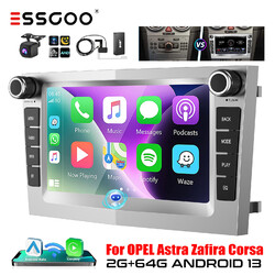 Android 13 64G DAB+ Carplay Autoradio GPS Cam Für Opel Vectra Corsa C D Astra H
