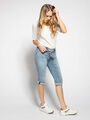 Mavi Damen Jeans Capri Marina Mid-Rise, Fitted Capri Hellblau W27 