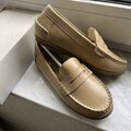 Lederschuhe Kinder Gr. 33 Beige Neu mit Karton aus Spanien