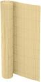 Ribelli Sichtschutzmatte Zaunsichtschutz PVC ca. 1,2 x 4m bambus - B-Ware 