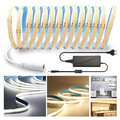 LED COB Streifen Warmweiß Kaltweiß 12V 24V Band Stripe 2m 5m keine Lichtpunkte