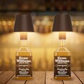 2X LED Flaschenaufsatz Tisch-Lampe Flaschen-Leuchte Deko-Licht Dimmbar Akku