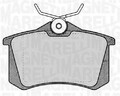 MAGNETI MARELLI BREMSBELÄGE HINTEN passend für AUDI A1 A2 A3 A4 A6 A8 ALLROAD TT