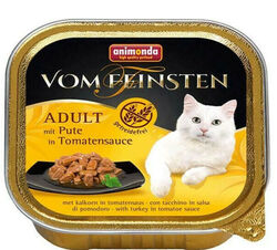 Animonda Vom Feinsten mit Pute in Tomatensauce 64 x 100g (15,61€/kg)