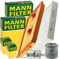 MANN FILTER INSPEKTIONSPAKET passend für A1 8V IBIZA 4 FABIA 3 RAPID POLO 6R