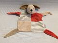 Schmusetuch Kuscheltuch Sterntaler Hund hanno creme braun rot