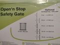 Hauck Türschutzgitter Open'n Stop Safety Gate 75-81 cm, weiß + 2 Erweiterungen