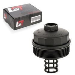 Ölfilterdeckel Filter Gehäuse Verschlusskappe für VW TOUAREG 7L 3.2 3.6 V6 FSI